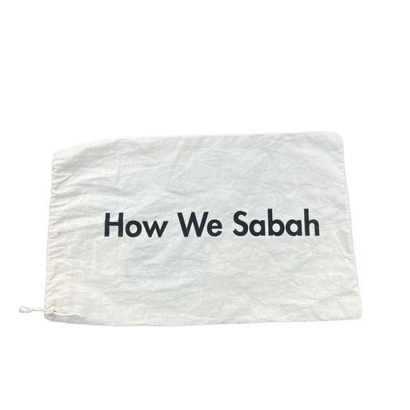 Sabah Slides Cotton Shoe Storage Dust Bag Protection 10x15 1/2 EUC - Picture 5 of 7